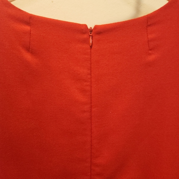 J. Crew Red Long Sleeve Dress Laine Dress size 6 - Picture 13 of 14